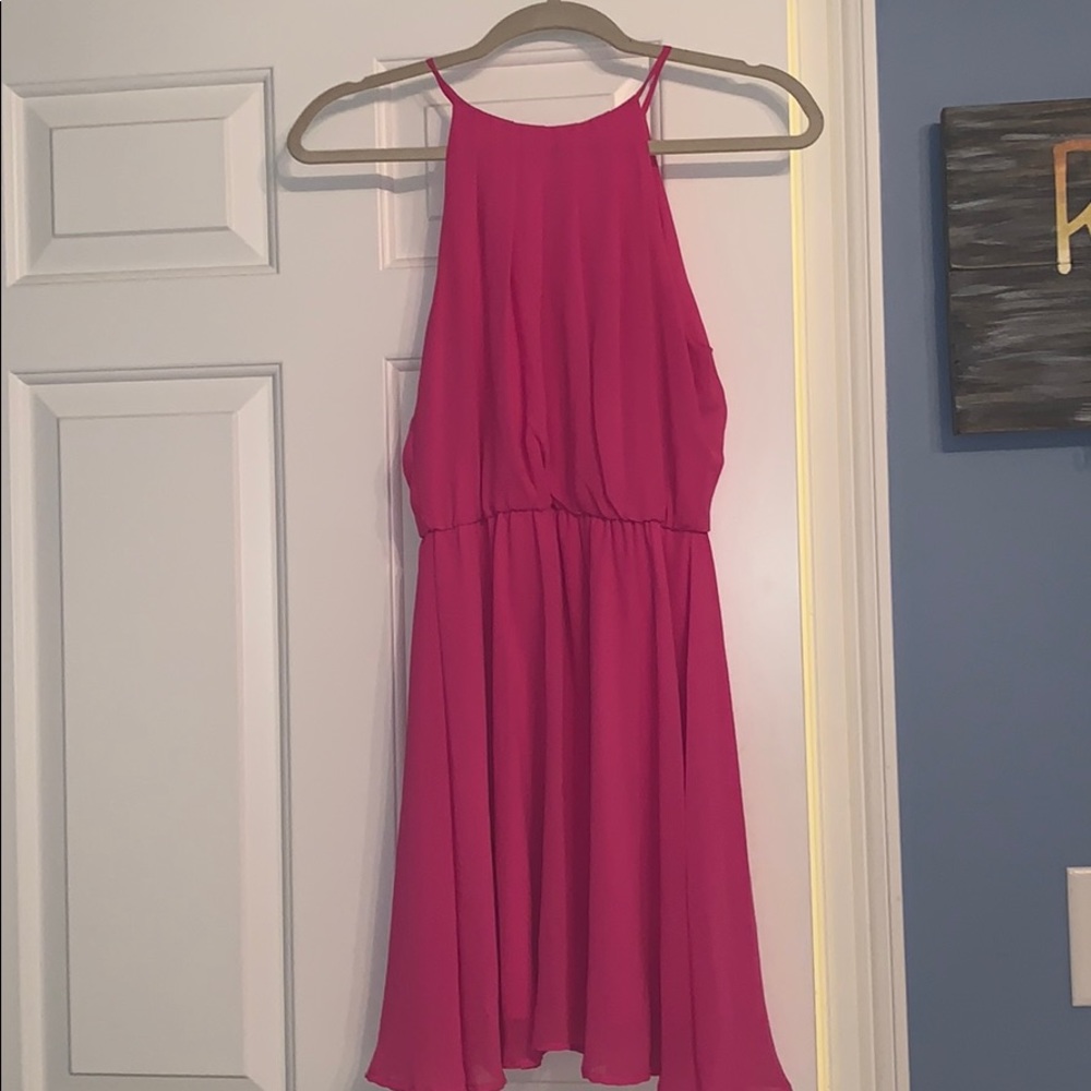pink dress